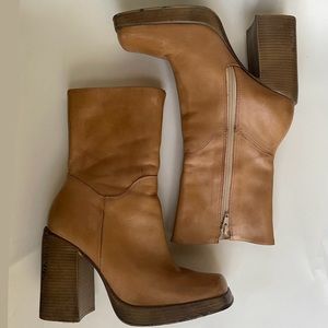 Steve Madden Midi Boots in Camel Color